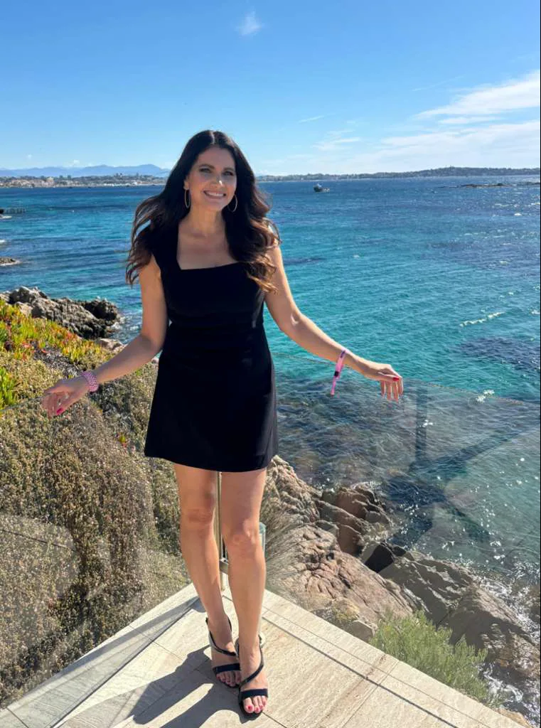 Mirit Moon, founder of Moon Media Affairs, by the sea