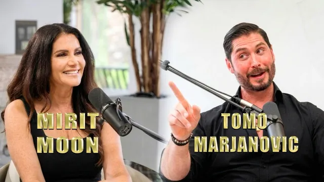 Mirit Moon interviewing Tomo Marjanovic on The Mirit Moon Show
